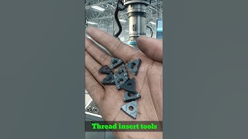Thread tool insert for CNC Machine #threadcutting #CNC #VMC #lathe #cncinserts