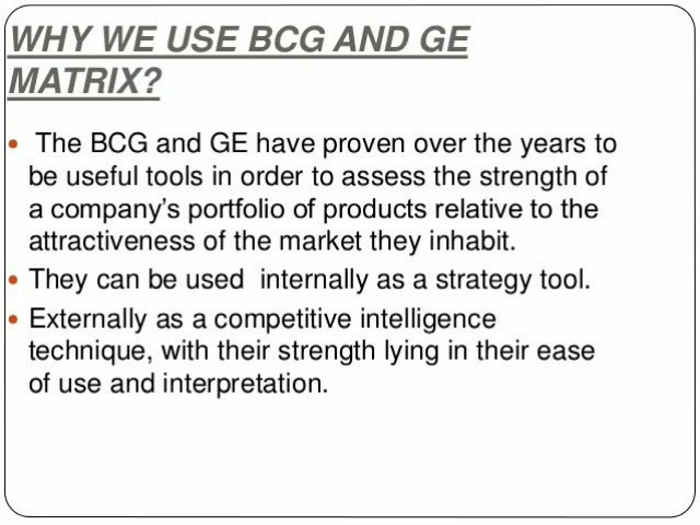 limitations of bcg matrix