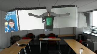 Real-Time  point cloud meshing  in Hololens (with one kinect)