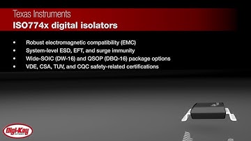 Texas Instruments ISO774x Digital Isolators | Digi-Key Daily