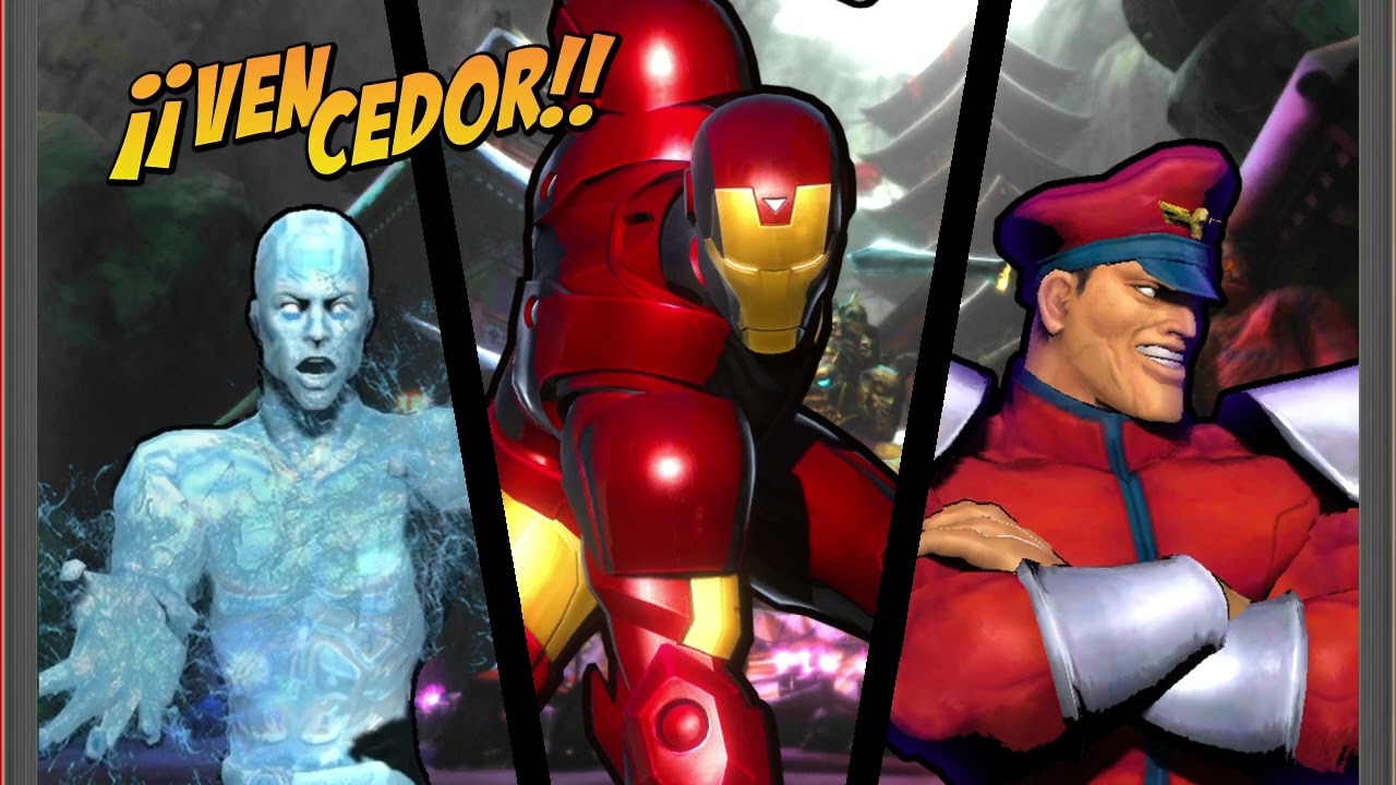 UMVC3 Ironman,Bison y Iceman contra todos