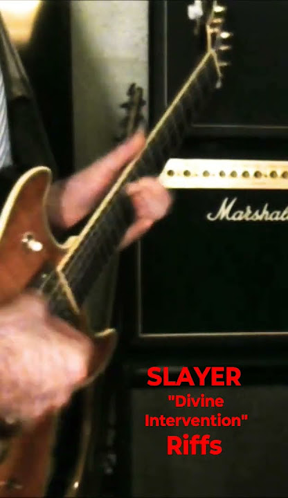 Slayer's Divine Intervention Riffs