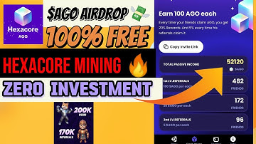 Hexacore Free Telegram New Mining Project | Hexacore $AGO Token Mining Process | $AGO Real or Fake