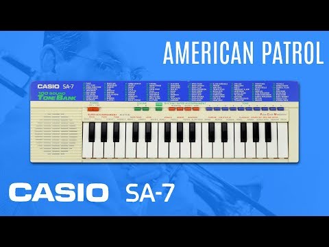 American Patrol Casio SA 7 Demo
