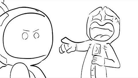 Woody & Buzz arguing, but it