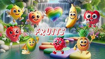 Learn the Names of Fruits in English | Educational Video for Kids | Vui học trái cây tiếng Anh
