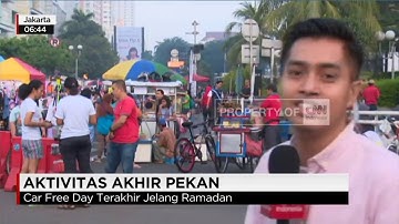 Car Free Day Terakhir Jelang Ramadan