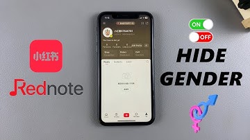 How to Hide or Unhide Gender In REDnote App
