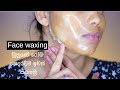 Face waxing at home/මුහුණේ අනවශ්‍ය රෝම ඉවත් කරමු