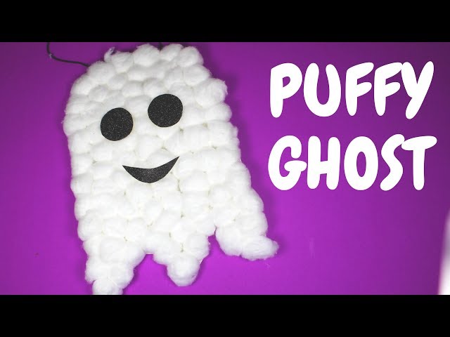 Puffy Ghost Craft {with Free Ghost Template} - Thriving Home