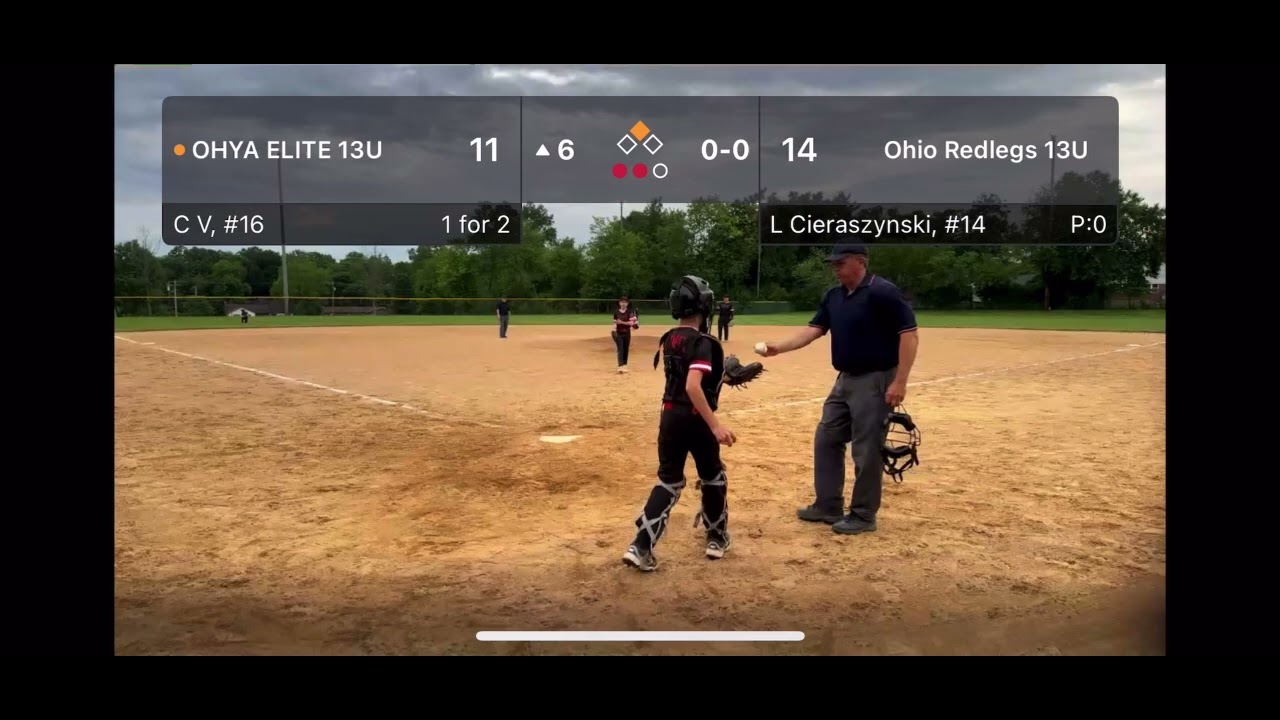 2025-05-29 Liam’s Baseball Game vs OHYA Elite