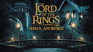 Relaxing Night at Rivendell | ASMR Ambience Lord of The Rings & The Hobbit inspired ◈ Sleep/ Relax 🌙