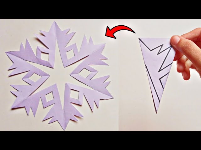 How to make a Christmas paper snowflake - Guest tutorial by