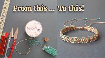 ‼️Deze kralen macramé armband is zo elegant geworden | DIY sieraden