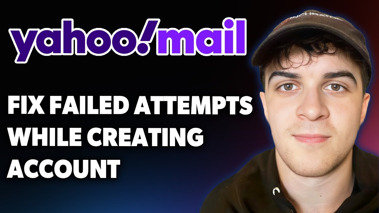 How to fix too many failed attempts while creating a yahoo email