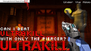 Ultrakill but I can only use the First Weapon