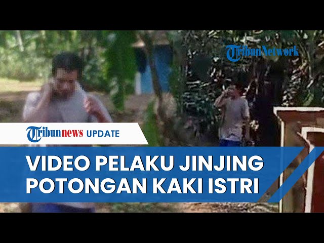 REKAMAN Video Suami Jinjing Potongan Tubuh Istri yang Sudah Dimutilasi, Sempat Tawarkan ke Pak RT class=