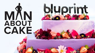 Bluprint Cake for Joshua's Coworkers | Man About Cake