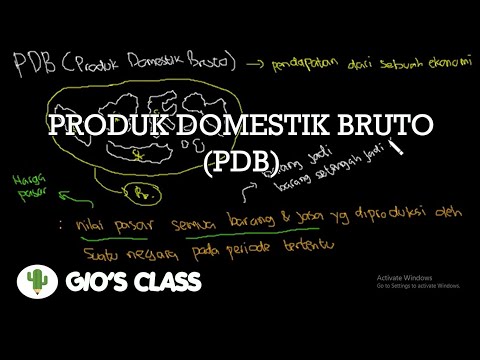 Video: Apa itu PDB jelaskan dengan contoh cara menghitung produk domestik bruto?