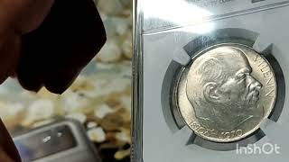 картинка: Серебряные монеты в слабе. NGC на продажу 