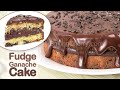 SUPER CHOCOLATEY FUDGE-GANACHE LAYER CAKE Recipe | Delicious Cake | Dessert Ideas | Baking Cherry