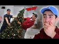 THE CHRISTMAS TREE FELL ON ME!! | VLOGMAS DAY 6