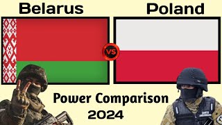 Belarus vs Poland Military Power Comparison 2024 | Poland vs Belarus military power 2024