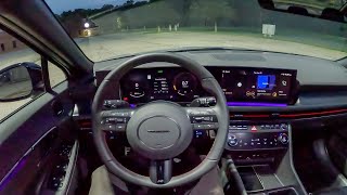 2024 Hyundai Sonata N Line - POV Night Drive (Binaural Audio)