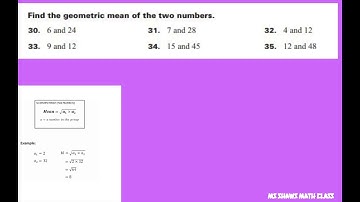 Find the geometric mean of two numbers