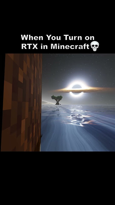 Minecraft RTX Moment