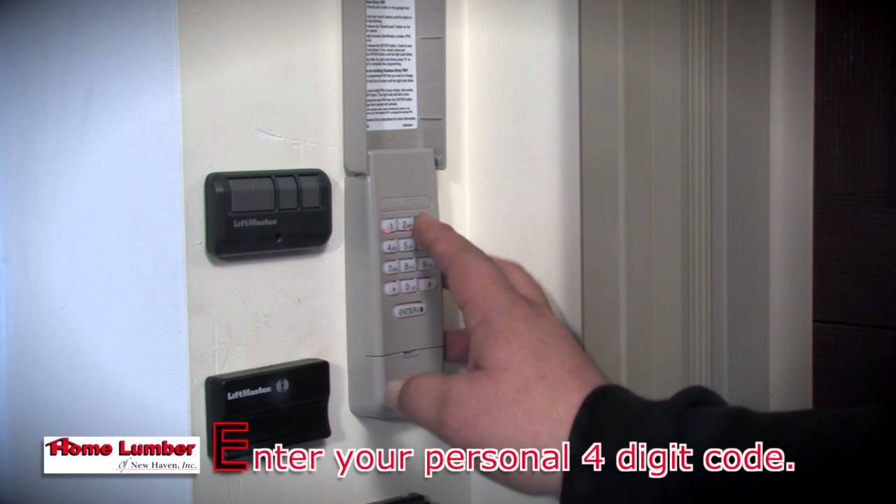 How To Reset Liftmaster Garage Door Keypad Code - MaxresDefault