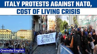Italy: Massive protests due to cost of living crisis, opposition to NATO |OneindiaNews*International