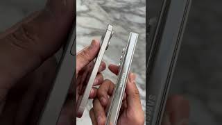 iPhone 15 Pro VS Samsung Z Fold 5 | #naturaltitanium vs #cream colour