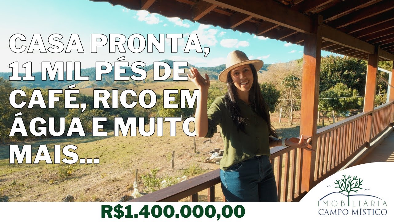 VOCÊ VAI SE APAIXONAR POR ESSE SÍTIO A VENDA NO SUL DE MINAS