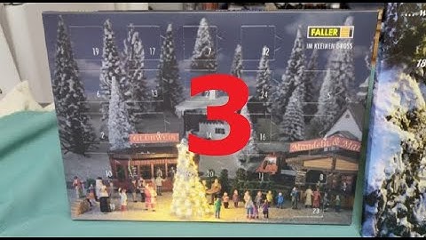 Faller and Noch Advent Calendar Openings: Day 3  #Faller  #Noch #Advent
