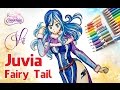 Cách vẽ nhân vật hoạt hình anime Juvia trong phim hoạt hình Fairy Tail