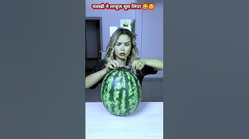 The fly sucked my watermelon! 🤪"**#ai # #funny #foodclips #comedy #watermelon #shorts