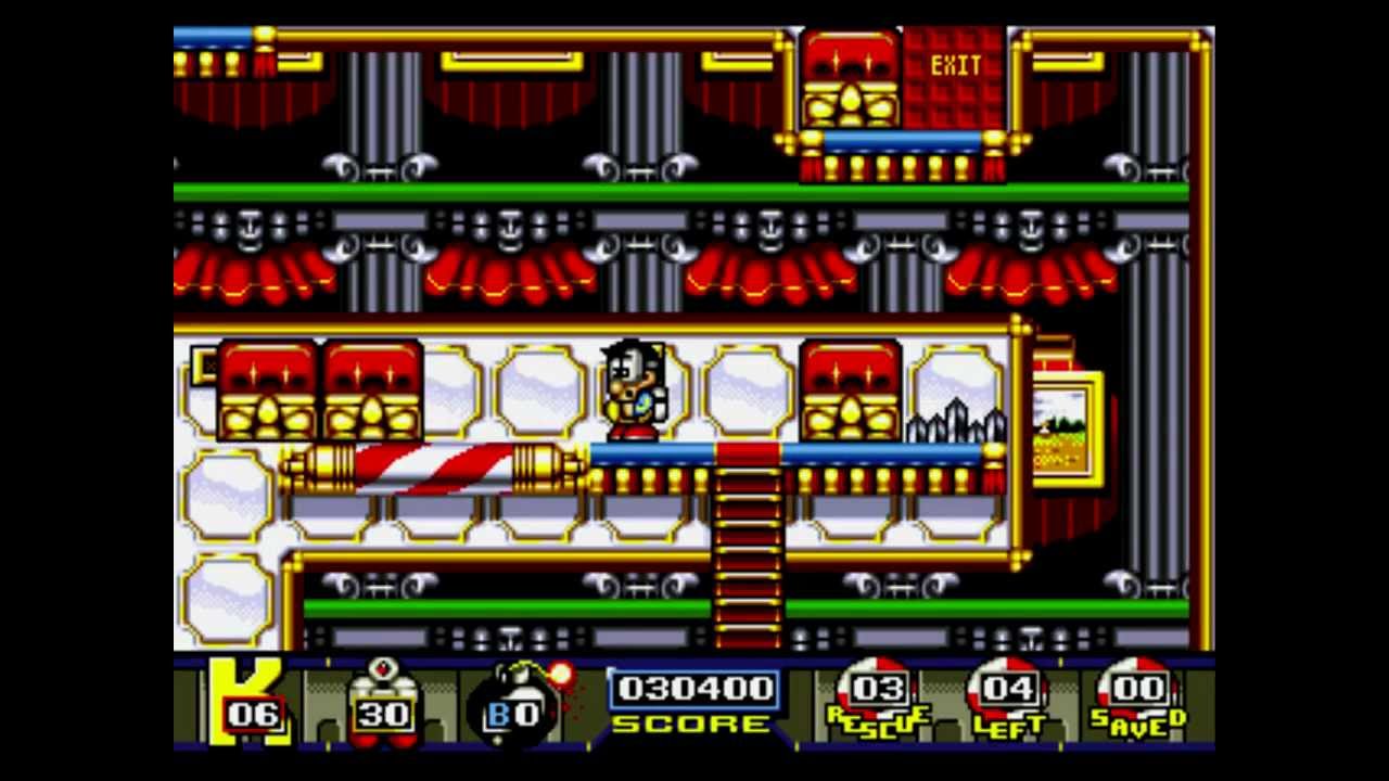 Jeu Sega Genesis Man Overboard - Édition Codemasters 1995 - Très Bon état