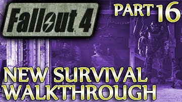 Ⓦ Fallout 4 New Survival Walkthrough ▪ Part 16: Joining the Railroad, Easy T-51