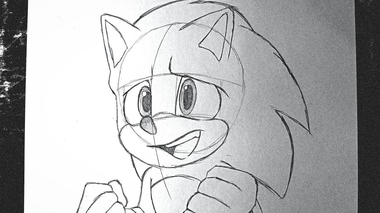 COMO DESENHAR O SONIC  Passo a passo 