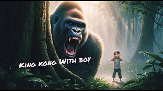 Brave Gorilla Saves Crying Child In Jungle Heartwarming 3D Animation Short