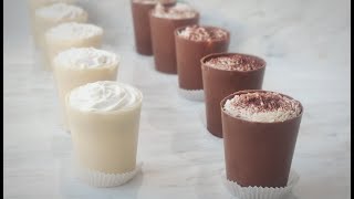 видео: Десерт в шоколадных стаканчиках.  картинка: Десерт в шоколадных стаканчиках.