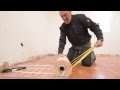 Plancher chauffant électrique sous un parquet collé - Bricolage avec Robert