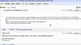 Scam with paypal email in Craigslist