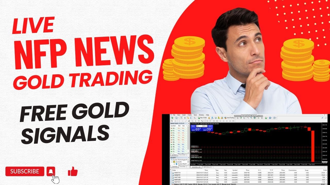 LIVE NFP TRADING | Forex Hunting | Free GOLD Signals - YouTube
