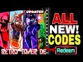 ALL NEW!✅RETRO TOWER DEFENSE ROBLOX CODES 2026 - RETRO TOWER DEFENSE CODES 2026 [ROBLOX]