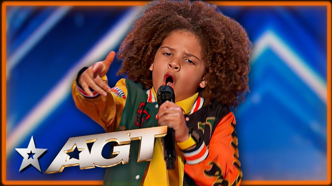 9 Year Old Rapper Has The Audience ON THEIR FEET on America's Got Talent!