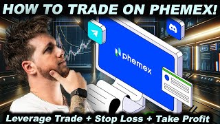 PHEMEX TRADING TUTORIAL! (Leverage Trade Crypto + How To Set A Stop Loss)