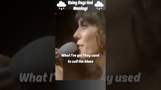 Carpenters   Rainy Days And Mondays 1971 70s lovesong s shorts carpenters