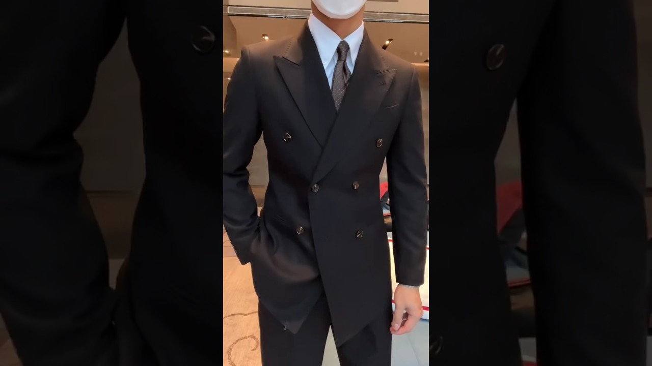Looking dapper in this double - breasted suit! 🕴️ 
